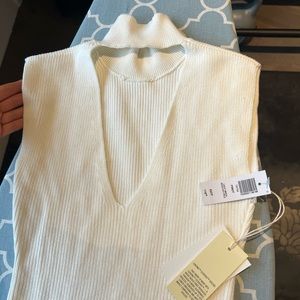 Aritzia Wilfred ‘Pinot’ dress in Light Birch (midi-length sweater dress)